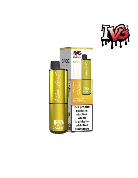 Ivg 2400 4 in 1 Multi Flavour Yellow Edition