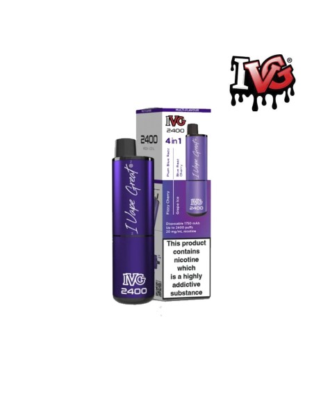 Ivg 2400 4 in 1 Multi Flavour Purple Edition